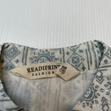 Load image into Gallery viewer, Unisex READIPRINT FASHIONS, metallic stripe lightweight sleeveless top, EUC, size 1,  