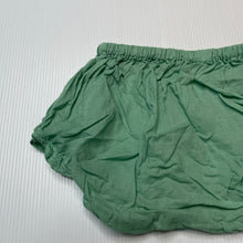 Load image into Gallery viewer, Girls green, lightweight nappy cover / bloomers, GUC, size 1,  