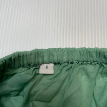 Load image into Gallery viewer, Girls green, lightweight nappy cover / bloomers, GUC, size 1,  