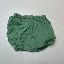 Load image into Gallery viewer, Girls green, lightweight nappy cover / bloomers, GUC, size 1,  