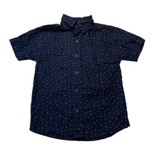 Load image into Gallery viewer, Boys Mic Mac, navy lightweight cotton short sleeve shirt, EUC, size 3,  