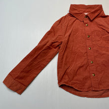 Load image into Gallery viewer, Boys Jack &amp; Milly, corduroy cotton long sleeve shirt, poppers, EUC, size 4,  
