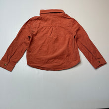 Load image into Gallery viewer, Boys Jack &amp; Milly, corduroy cotton long sleeve shirt, poppers, EUC, size 4,  