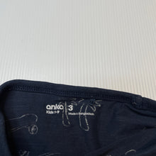 Load image into Gallery viewer, Boys Anko, navy cotton tee / top, skateboards, GUC, size 3,  