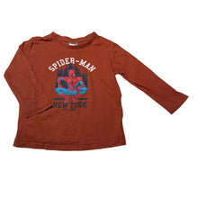 Load image into Gallery viewer, Boys Marvel, Spiderman cotton long sleeve tee / top, FUC, size 4,  