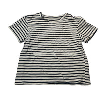 Load image into Gallery viewer, Unisex H&amp;M, striped cotton tee / top, GUC, size 2,  