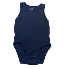 Load image into Gallery viewer, Unisex H&amp;M, navy organic cotton singletsuit / romper, GUC, size 2,  