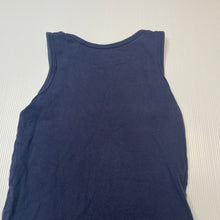 Load image into Gallery viewer, Unisex H&amp;M, navy organic cotton singletsuit / romper, GUC, size 2,  