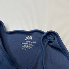 Load image into Gallery viewer, Unisex H&amp;M, blue organic cotton singletsuit / romper, FUC, size 2,  