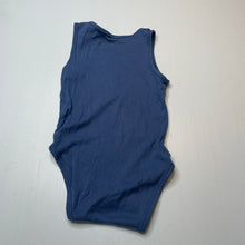 Load image into Gallery viewer, Unisex H&amp;M, blue organic cotton singletsuit / romper, FUC, size 2,  