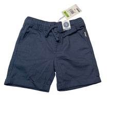 Load image into Gallery viewer, Boys Sprout, blue cotton shorts, elasticated, NEW, size 1,  