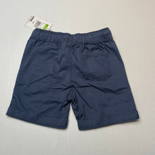 Load image into Gallery viewer, Boys Sprout, blue cotton shorts, elasticated, NEW, size 1,  