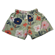 Load image into Gallery viewer, Girls Jack &amp; Milly, floral cotton pyjama shorts, wash fade, FUC, size 2,  