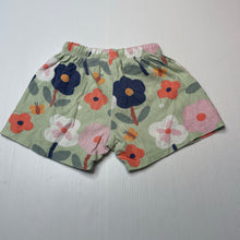 Load image into Gallery viewer, Girls Jack &amp; Milly, floral cotton pyjama shorts, wash fade, FUC, size 2,  