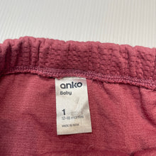 Load image into Gallery viewer, Girls Anko, pink pants / bottoms, elasticated, EUC, size 1,  