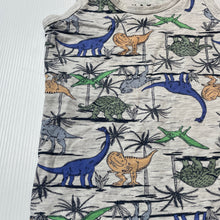 Load image into Gallery viewer, Boys MAXX, stretchy singlet top, dinosaurs, GUC, size 1-2,  