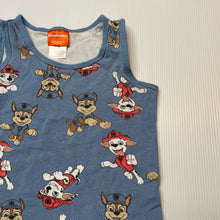 Load image into Gallery viewer, Boys Nickelodeon, Paw Patrol stretchy singlet top, FUC, size 1-2,  