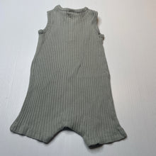 Load image into Gallery viewer, Unisex Anko, ribbed stretchy romper, GUC, size 0,  