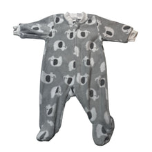 Load image into Gallery viewer, Unisex Dymples, soft fleece zip coverall / romper, EUC, size 0000,  