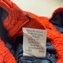 Load image into Gallery viewer, Boys Lily &amp; Dan, orange hooded puffer vest, marks at neck/hood, FUC, size 0,  