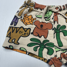 Load image into Gallery viewer, Unisex H&amp;M, cotton shorts, elasticated, animals, EUC, size 0,  