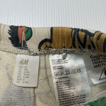 Load image into Gallery viewer, Unisex H&amp;M, cotton shorts, elasticated, animals, EUC, size 0,  