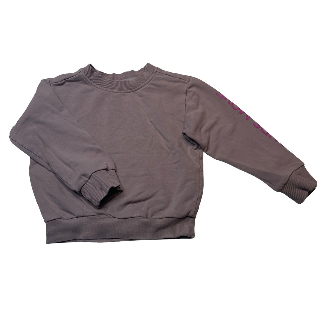 Girls Bonds, stretchy fleece lined sweater / jumper, GUC, size 2,  