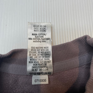 Girls Bonds, stretchy fleece lined sweater / jumper, GUC, size 2,  