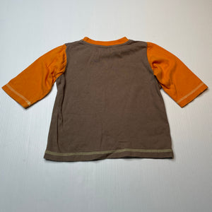 Boys Minipie, cotton long sleeve tee / top, FUC, size 1,  