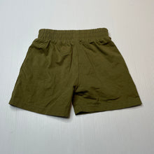 Load image into Gallery viewer, Boys khaki, lightweight stretchy shorts, elasticated, EUC, size 1,  