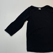 Load image into Gallery viewer, Unisex Bonds, black stretchy long sleeve top, EUC, size 1,  