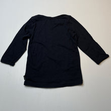 Load image into Gallery viewer, Unisex Bonds, black stretchy long sleeve top, EUC, size 1,  