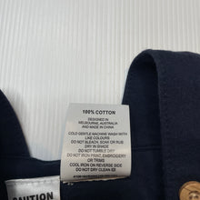 Load image into Gallery viewer, Boys Sprout, navy cotton overalls / shortalls, EUC, size 0,  