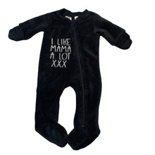 Load image into Gallery viewer, Unisex Baby Berry, soft fleece zip coverall / romper, EUC, size 0000,  