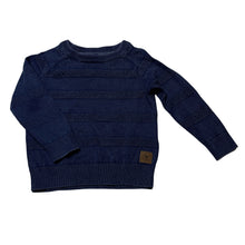 Load image into Gallery viewer, Boys Target, blue knitted cotton sweater / jumper, GUC, size 2,  