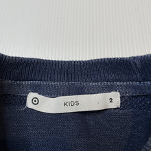 Load image into Gallery viewer, Boys Target, blue knitted cotton sweater / jumper, GUC, size 2,  