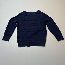 Load image into Gallery viewer, Boys Target, blue knitted cotton sweater / jumper, GUC, size 2,  