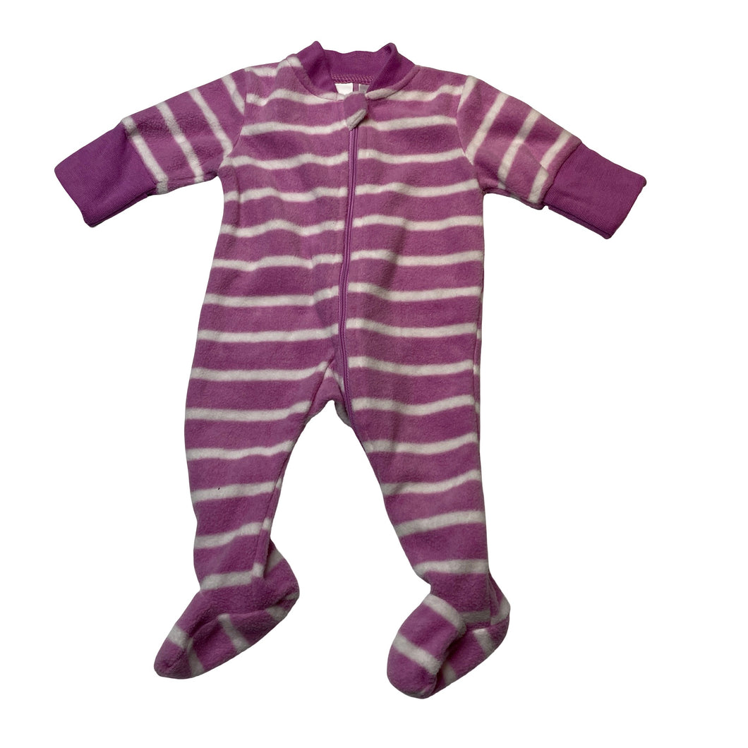 Girls Baby Berry, soft fleece zip coverall / romper, EUC, size 00000,  