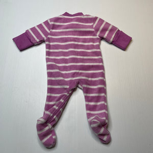 Girls Baby Berry, soft fleece zip coverall / romper, EUC, size 00000,  
