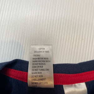 Girls Big W, navy tee / top, FUC, size 2,  