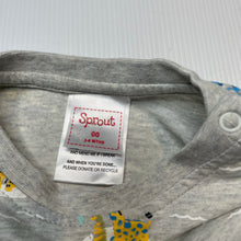 Load image into Gallery viewer, Boys Sprout, cotton tee / top, animals, EUC, size 00,  