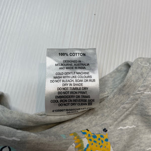 Boys Sprout, cotton tee / top, animals, EUC, size 00,  