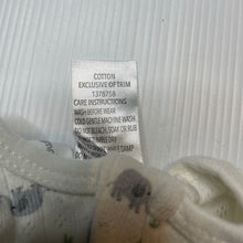 Load image into Gallery viewer, Unisex Dymples, pointelle cotton zip coverall / romper, EUC, size 00000,  