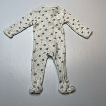 Load image into Gallery viewer, Unisex Dymples, pointelle cotton zip coverall / romper, EUC, size 00000,  