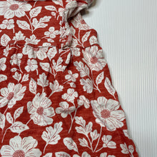 Load image into Gallery viewer, Girls Target, floral organic cotton dress, GUC, size 2, L: 40cm