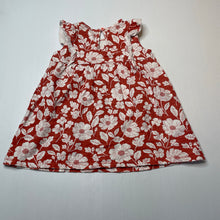 Load image into Gallery viewer, Girls Target, floral organic cotton dress, GUC, size 2, L: 40cm