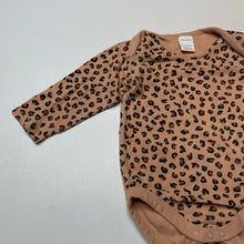 Load image into Gallery viewer, Girls Baby Berry, leopard print cotton bodysuit / romper, GUC, size 1,  