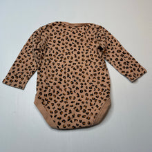 Load image into Gallery viewer, Girls Baby Berry, leopard print cotton bodysuit / romper, GUC, size 1,  