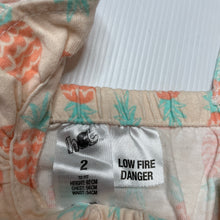 Load image into Gallery viewer, Girls H&amp;T, cotton summer playsuit, pineapples, FUC, size 2,  