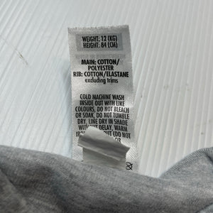Unisex Bonds, grey Tech Sweats sweater / jumper, EUC, size 1,  
